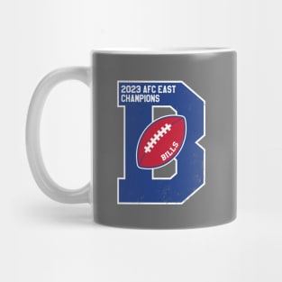 Big Bold Buffalo Bills 2023 AFC East Champs Mug